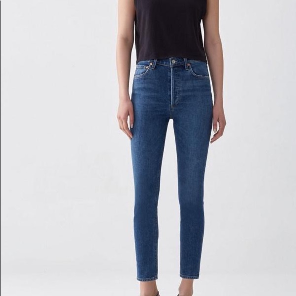 AGOLDE Nico Hi Rise Slim in Subdued Size 26